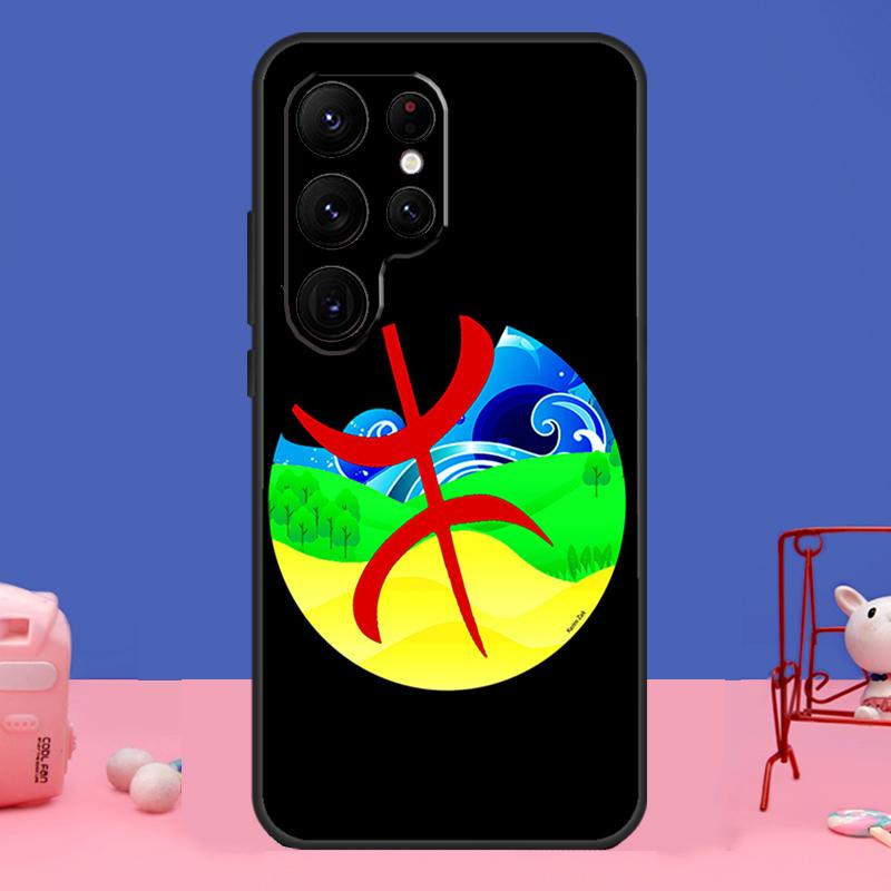 

Чехол с флагом амазигов-берберов для Samsung Galaxy S24 S23 S22 Ultra S20 S21 FE Note 20 S8 S9 S10 Note 10 Plus Galaxy S20 FE