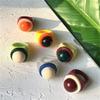 Colorful Y2k Hip Hop Two-color Acrylic Rings Set Women Exaggeration Classic Geometric Resin Finger Rings Female Party Jewelry