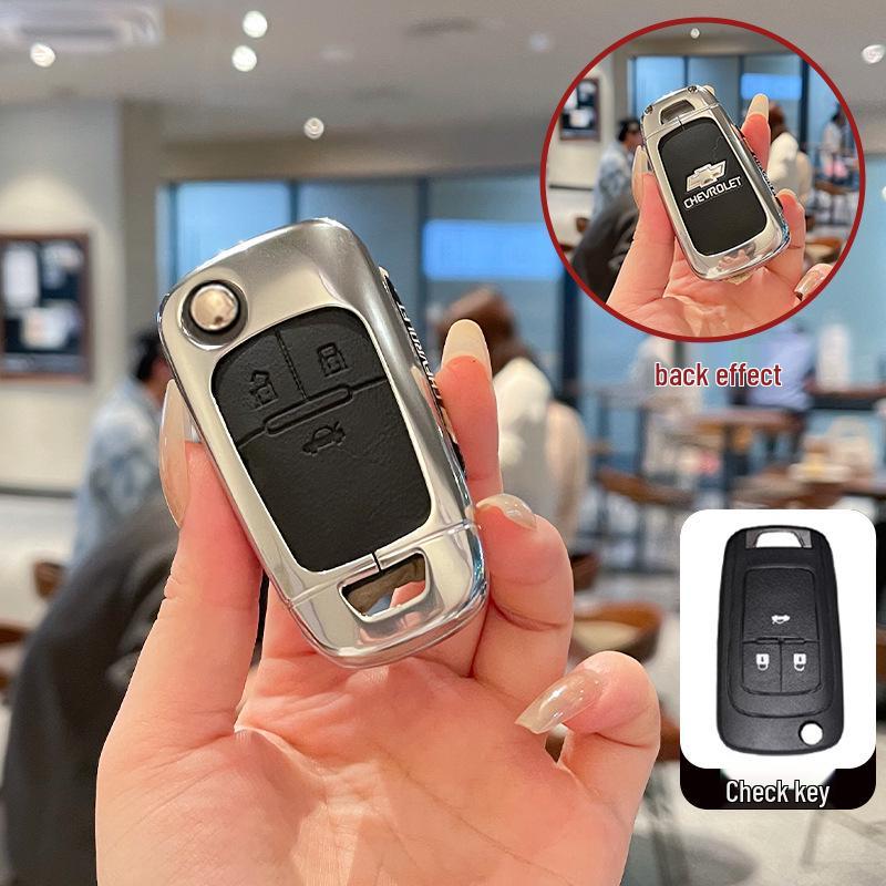 Compatible Key Cover for 20 Chevrolet Models: Cruze, Cavalier, Trax, Sail, and Mai Standard