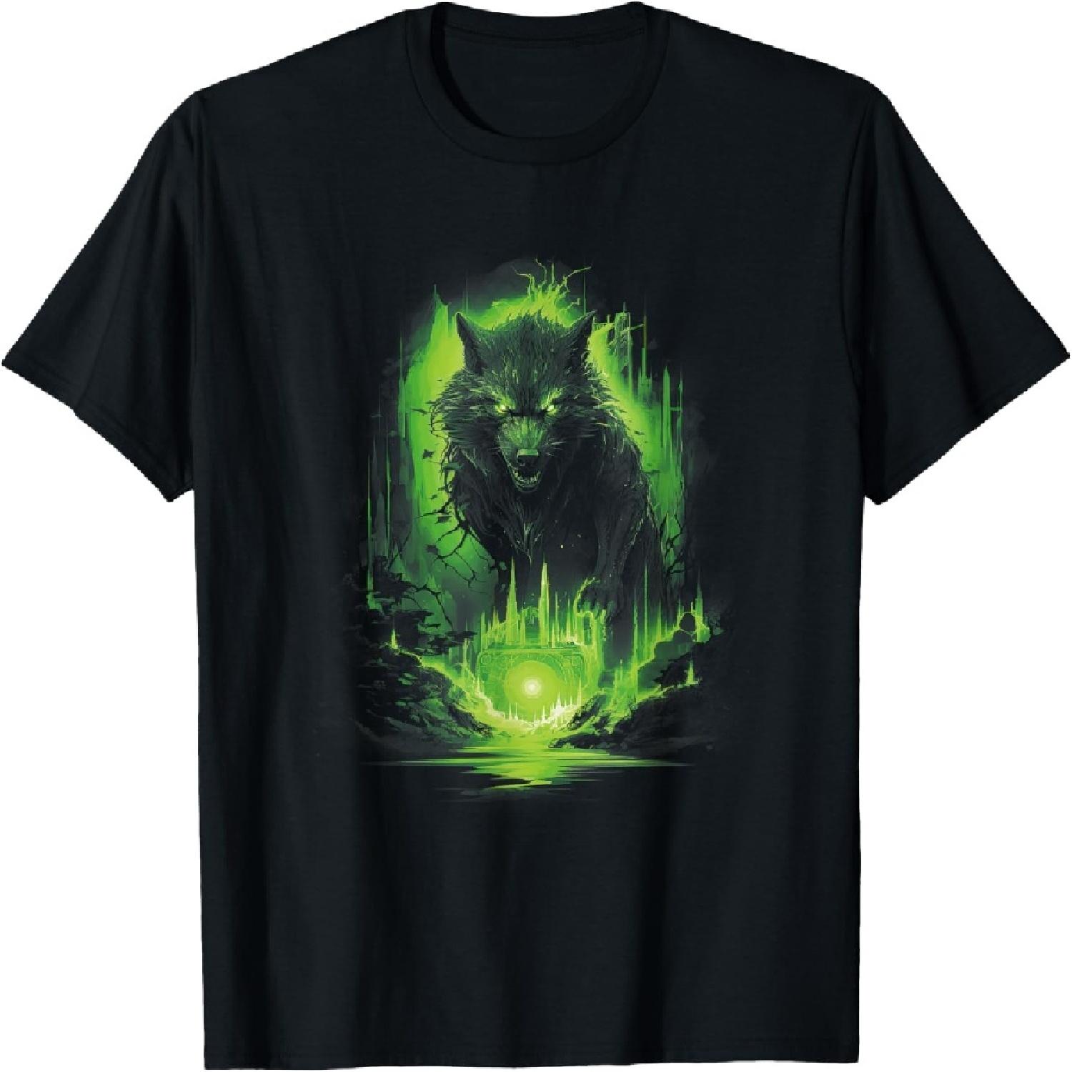 Фэнтези Волк Оборотень Ужасы Меч Сверхъестественное Футболка S