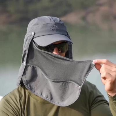 Camping, vară, sporturi în aer liber, pălărie de pescuit pentru bărbați, protecție solară, protecție UV