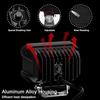 KAWELL Work Light, Car Fog Light, 25W Spotlight, 3W Bezel-less Work Light, Dual Row, Compatible with 12V and 24V, Driving Light, Fog Light, Auxiliary