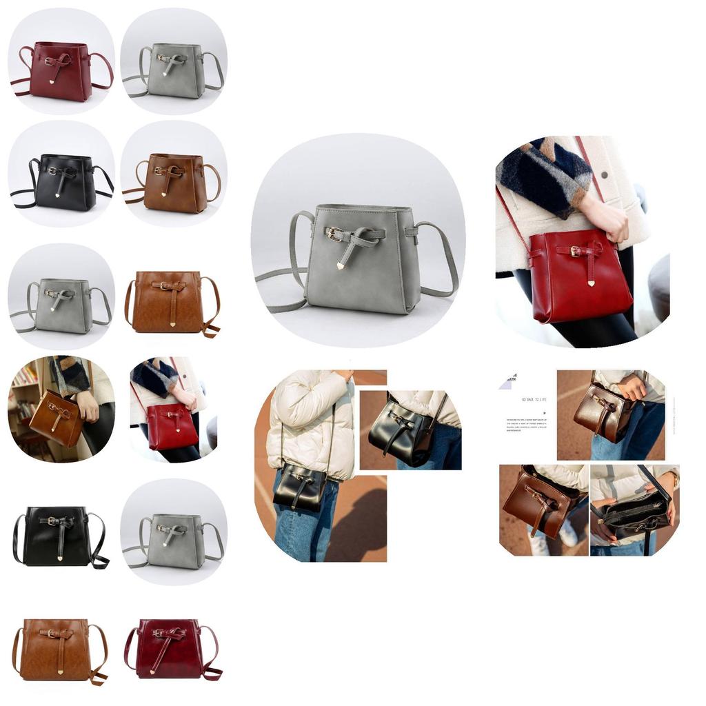 Stylish Red Pu Small Shoulder Bag For Women With Simple Korean Design And Soft Texture