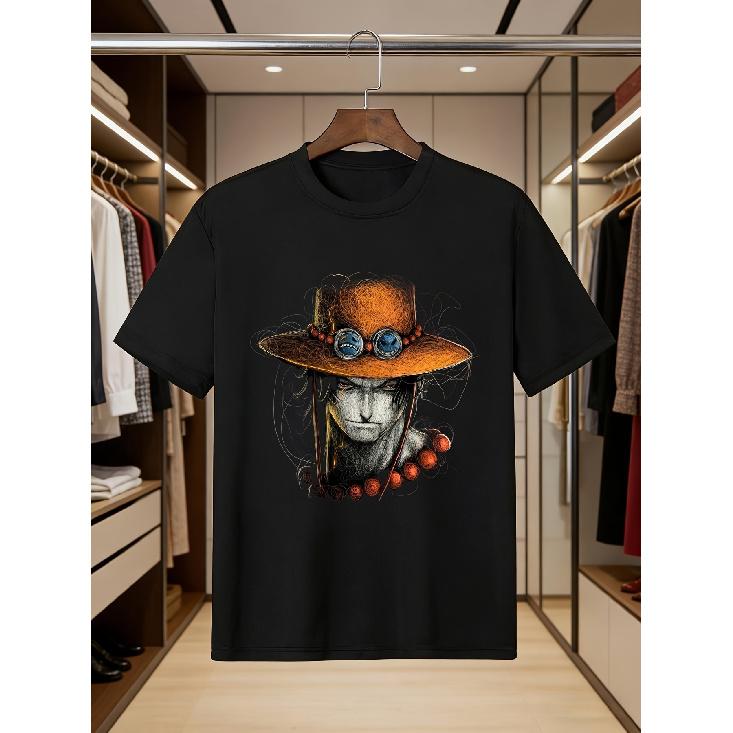Men'S T-Shirt Showcasing a Trendy Adventure Hat Design, Crafted from Soft, Perfect for Daily Use And Outdoor Activities. Available in Sizes S-3XL,
