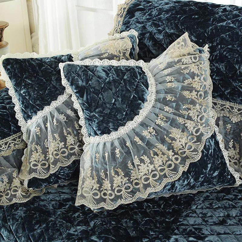 Европейский стиль большой юбка диван коврик четыре сезона плюшевые противоскользящие — фото 7