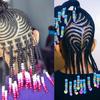 100ks/sáček Háčkování Dětské Vícebarevné Copánky Dread Dreadlock Korálky Prsteny Tuba pro styling Příslušenství Nástroje pro úpravu vlasů