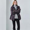 Maxza Multi Check Hood Half Handmade Coat Cc10hc305on