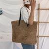 New Arrivals Open Run Women Oversized Shoulder Bag Raffia Summer Vacation