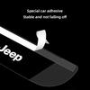 2Pcs Car Rearview Mirror Rain Eyebrow Protector Rain Sticker For Jeep Grand Cherokee Wrangler JK Gladiator Compass Renegade Patr