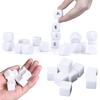 6/10pcs Blank Six Sided Dice Acrylic White Table Games for Board Games Party Gathering Leisure And Entertainment Props TMZ