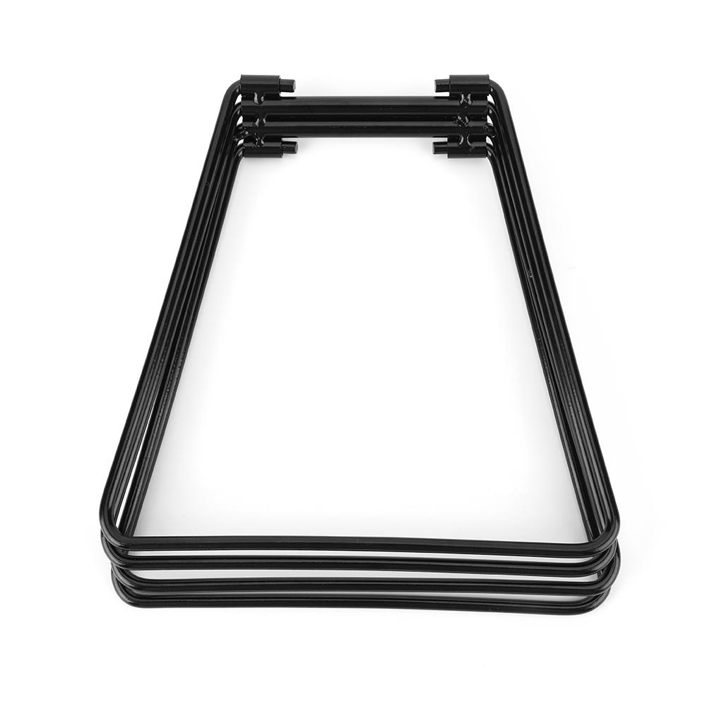 Organizer Box Folding Stand Carbon Steel Iron Storage Box Bracket Outdoor Storage Boxes Shelves for Outdoor Picnic Fishing