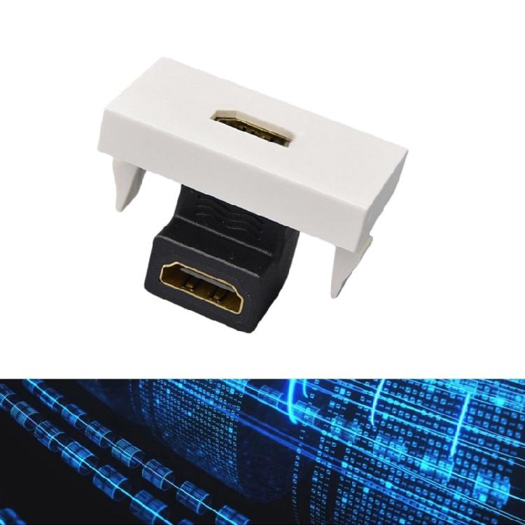 HDTV Female To Female Wall Outlet Pass Through HDTV Face Plate Socket Transmission Display Equipment Accessories