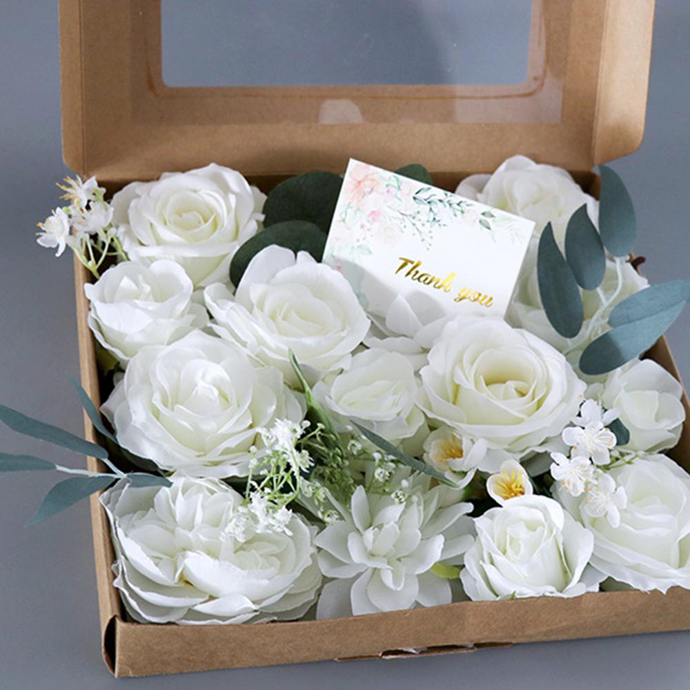Simulated Silk Flower Box, Wedding Proposal, Birthday Gift Box, Home Decoration Bouquet