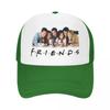 Custom Punk TV Show Friends Baseball Cap for Women Unisex Breathable Trucker Hat Outdoor Snapback Caps