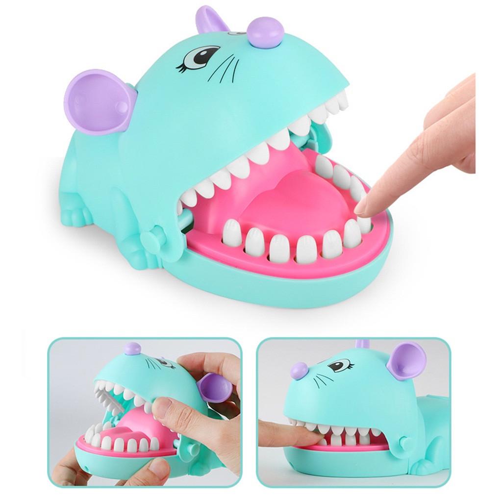Funny Mouse Mouth Biting Finger Game Trick Prank Prop Kids Interactive Toy