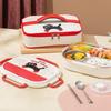 Leakproof Stainless Steel Lunch Box Cartoon Food Storage Box Sealed Food Container  Lunch Use