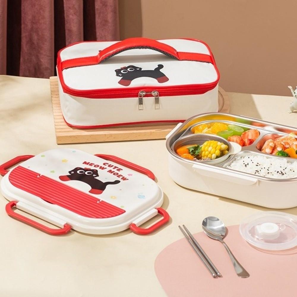 Leakproof Stainless Steel Lunch Box Cartoon Food Storage Box Sealed Food Container  Lunch Use