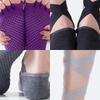 Summer New Cross Band Yoga Socks Breathable Anti Slip Sweat Absorbing Expose Toe Dance Pilates Yoga Socks