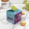 Holiday Chocolate Boxes Cute Halloween Treat Boxes, Party Candy for Cookie Goodie Snack Foldable Cardboard Gift Packaging, Small Container Kids Trick