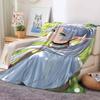 Adventure Anime F Frieren Blanket For Sofa Office Bed Plane Travel Sleep Read Relax Camping Soft And Warm