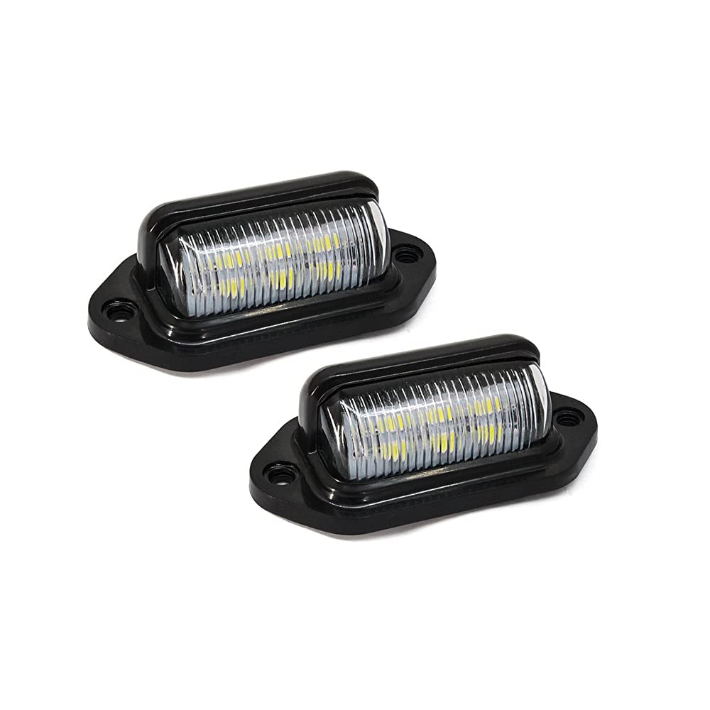 License Lamp LED License Plate Light 6 Rows SMD Chip License Plate Light Reverse