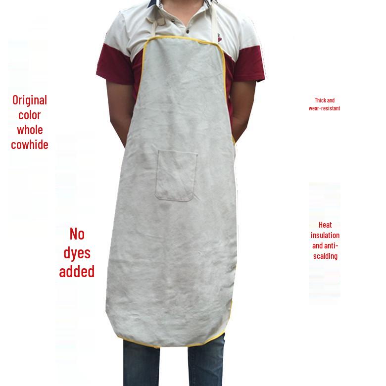 Rindsleder Schweißerschürze - Hitzeschutz, Verbrühschutz, Hitzebeständige Schutzkleidung.