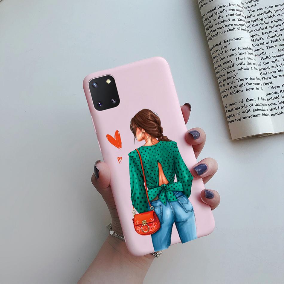 For Samsung Galaxy Note 10 Lite Phone Cover Cute Sweet Girls Patterned Silicone Soft Case For Samsung Note10 Lite S10 Lite Case
