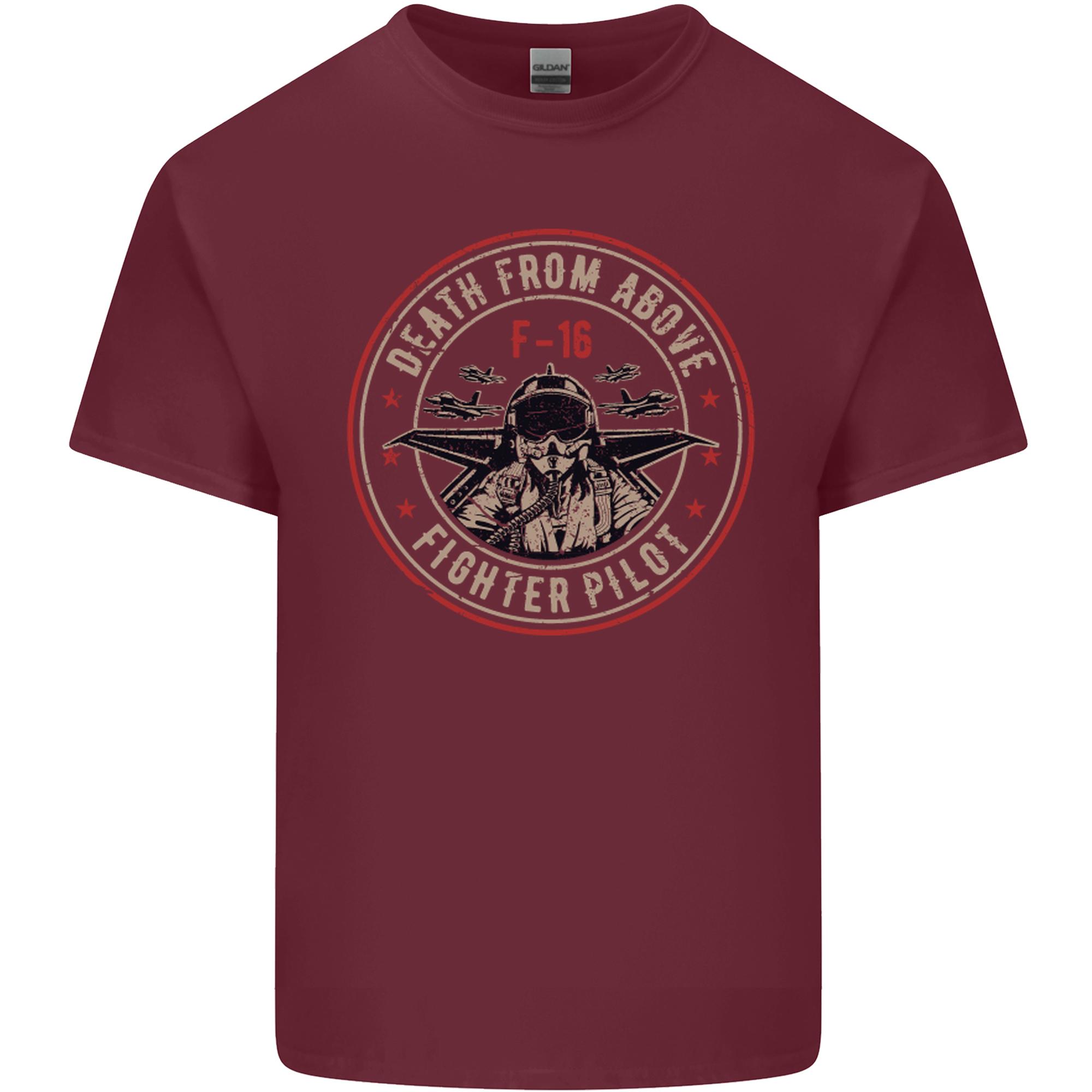 Death From Above F16 Fighter Pilot Raf Unisexs Light Cotton Tshirt S