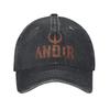 Andor Logo Baseballkappen Vintage Used Gewaschen Snapback Kappe Herren Damen Outdoor Laufen Golf Verstellbare Passform Hüte Kappe