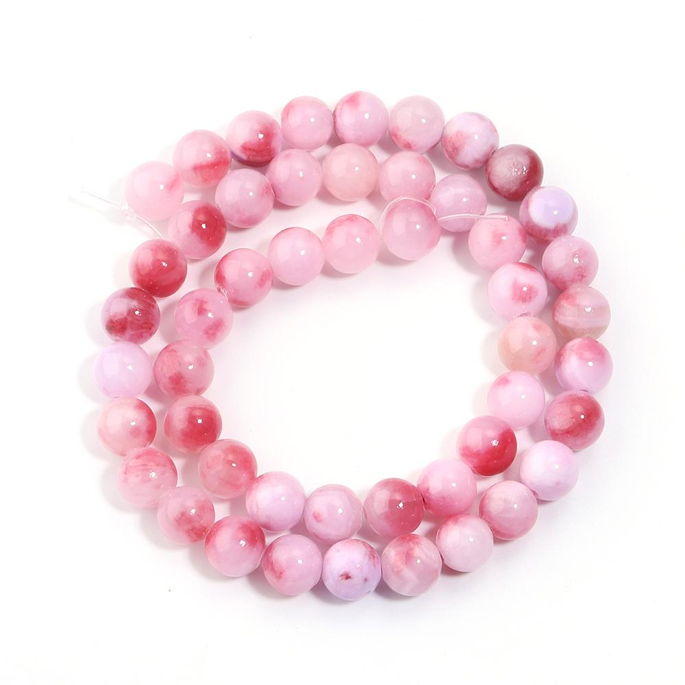 34-90pcs 4-12mm Persian Jade Stone Beads Natural Stone Loose Spacer Beads For Jewelry Making DIY Bracelet Necklace Accessories