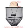 Men Women  Net Mesh Casual Foldable Mosquito Hat Outdoor Sunscreen Fishing Cap Repellent Protection