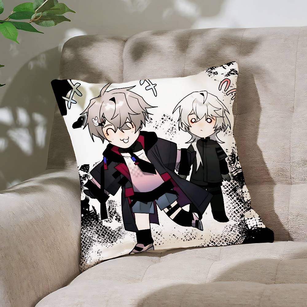 A D-Date With Death A-Adventure Game Case Cushion Cover Cute Throw Pillow Case For Car Sofa Pillowcase Polyester With Zipper