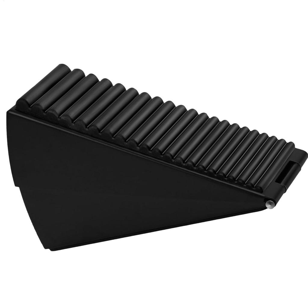 Heavy Duty Door Stopper Height Adjustable Spring Loaded Wedge Door Rear Retainer Non-Slip Door Stop For Home Office