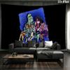 MH Wall Tapestry, Aesthetic Printed Fabric Blanket, Suitable for Bedroom, Living Room, and Home Decor.