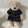[USED] RUSS Checkered Dress Teddy Bear