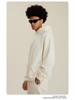 2025 Autumn Men's Basic Heavyweight Terry Cloth Hoodie - Trendy American Brand, Solid Colors, Unisex Design.