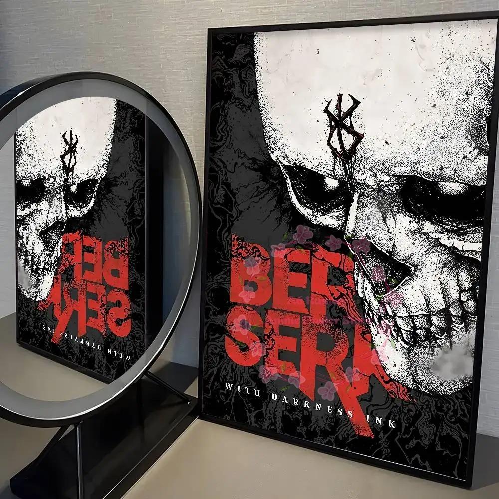 Anime B-Berserk Poster High Quality Print Home Decor Wall Art Mural Room Bar Decoration