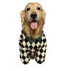 Dog Winter Plaid Large Dog Fleece Golden Retriever Labrador Golden Retriever Handsome Thickened Warm Lamb Fleece Edge Grazing