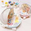 1/2pc Doll Bed Baby Stroller Storage Box with Mat for Labubu Spa Module Doll Sleep Cradle Cart Dolls Bed Furniture Acssories