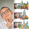 Colorful Multi Faceted Magnetic Block Building Childrens Educational Diy Toys