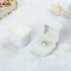 Round Corner Velvet Jewelry Box Ring Stud Earring Ring-Shaped Badge Storage Box Jewelry Organizing Box 5x5.5x4cm