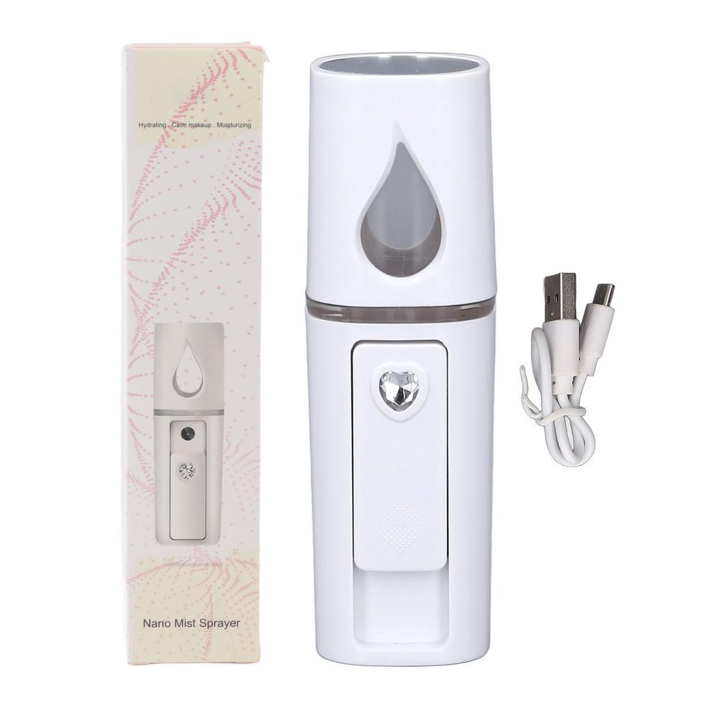 USB Wiederaufladbarer Nebelsprüher Tragbarer Feuchtigkeitsspendender Hydratisierender Hautpflege Handlicher Mini-Zerstäuber für Wimpernverlängerung