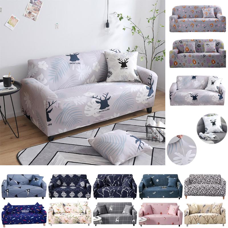 3 1 2 4 Seater Elastic Couch Stretch Sofa Full Cover Slipcover Decor Protector