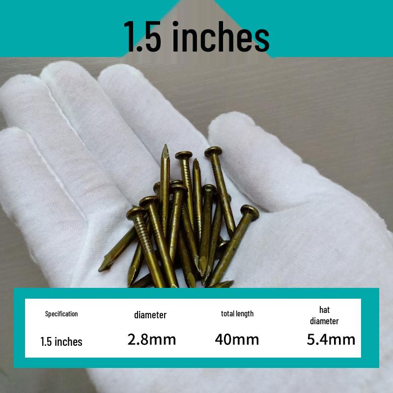 Multi-Purpose Steel Nails for Hanging Pictures and Frames on Concrete or Wood Walls