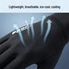 Men's Summer Ice Silk Non-slip Sun Gloves for Driving, Cycling, Takeaway & Fishing - 2.5 Finger Exposed & Full Finger Options