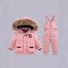 Children's Down Jacket Thickened White Duck Down Two Piece Set - Lightweight Fashion Hundred Warm Coat Set