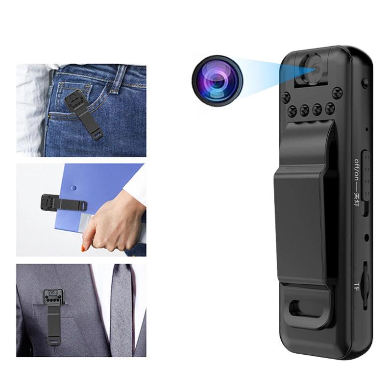 Portable Pen-style Camera, 1080P HD Video Recorder, 180-degree Rotating Night Vision Body Camera