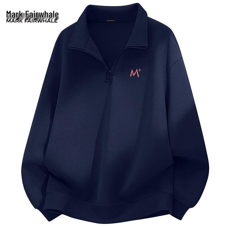 Mark Fairwhale Men's Stand Collar Half-Zip Sweatshirt
