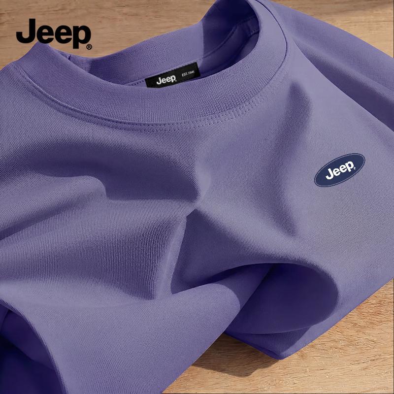 JEEP Men's Heavyweight Cotton Short Sleeve T-Shirt