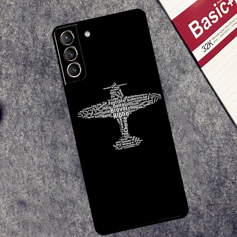 Airplane Pilot Case For Samsung Galaxy S25 S26 Ultra S20 S22 S23 S24 Ultra S21 Plus S10 S25 FE Cover Coque